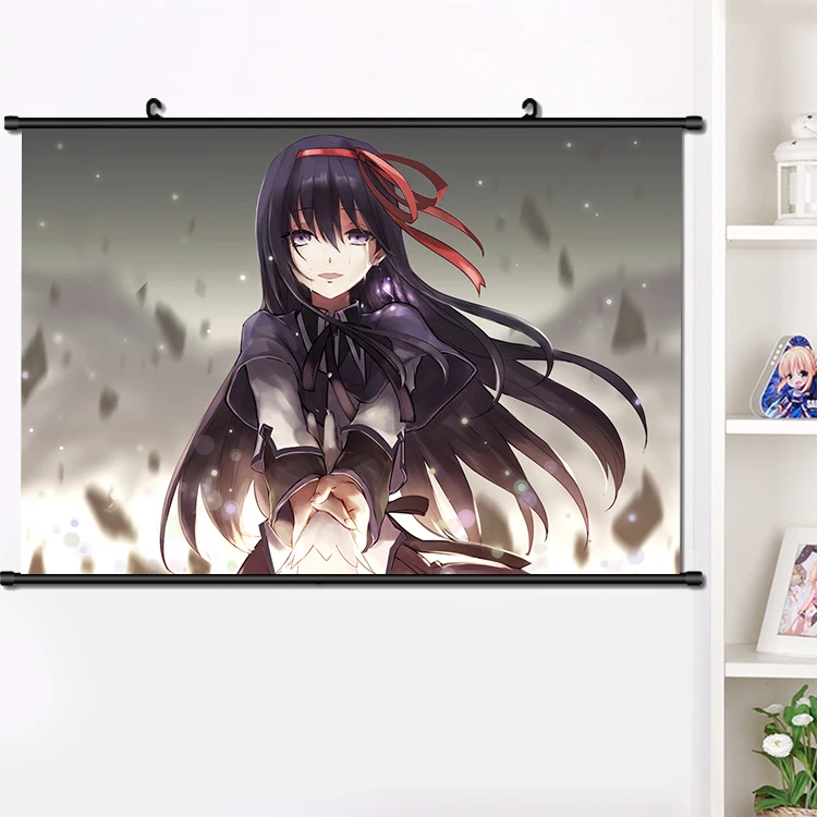 Туфли для косплея аниме Puella Magi Madoka Magica Канамэ мадоки Обувь прокрутки плакат манга