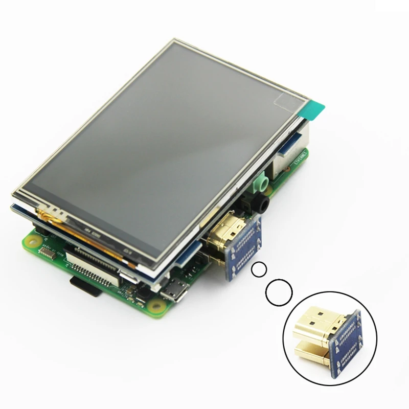 3,5 дюймов ЖК HDMI пресс-экран дисплей TFT ЖК-панель модуль 480x320 для Raspberry Pi 4B Raspberry Pi 3 Model B/B