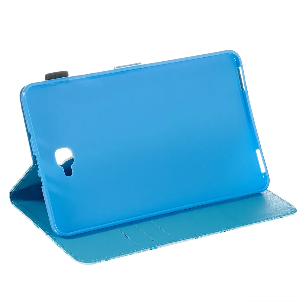 Tab A6 10,1 T580 Kawaii Единорог Лошадь из искусственной кожи чехол для samsung Galaxy Tab A A6 10,1 T585 SM-T580 SM-T585 планшета