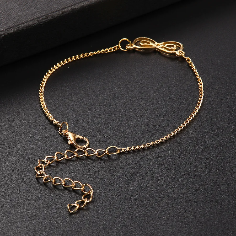 В европейском и американском стиле аксессуары стиль AliExpress Популярные Комбинации сердце Форма 8» и надписью LOVE ножные браслеты из 6 штук
