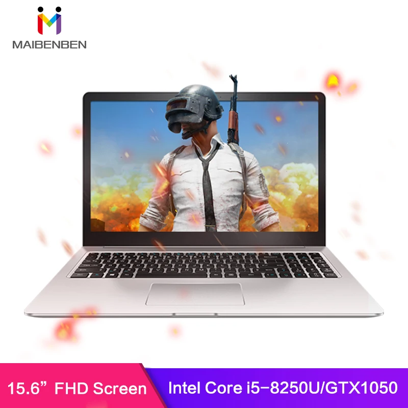 MaiBenBen Damai 6S for Gaming Laptop i5-8250U+GTX1050 4G Graphics
Card/8G RAM/240G SSD/Dos/15.6\