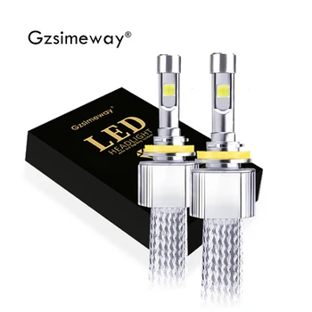 

2x car light H7 led H9 H11 HB3 9005 9006 H13 H4 9007 D2S LED Headlamp Bulbs XHP70 110W 13200lm 6000K Headlight fog lamp 12V 24V