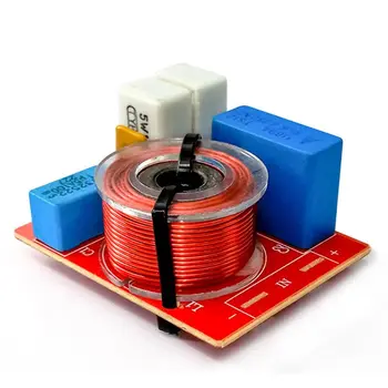 

Treble Bass 2 Way Frequency Divider DIY Kits Crossover Filters for Home Sound 203A