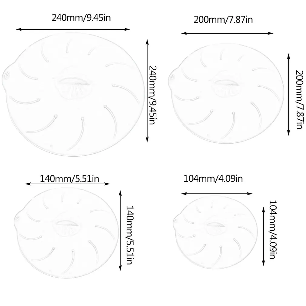 Силиконовая свежая крышка, микроволновая печь, Экологически чистая герметичная, постельное белье, Силиконовая Вакуумная крышка