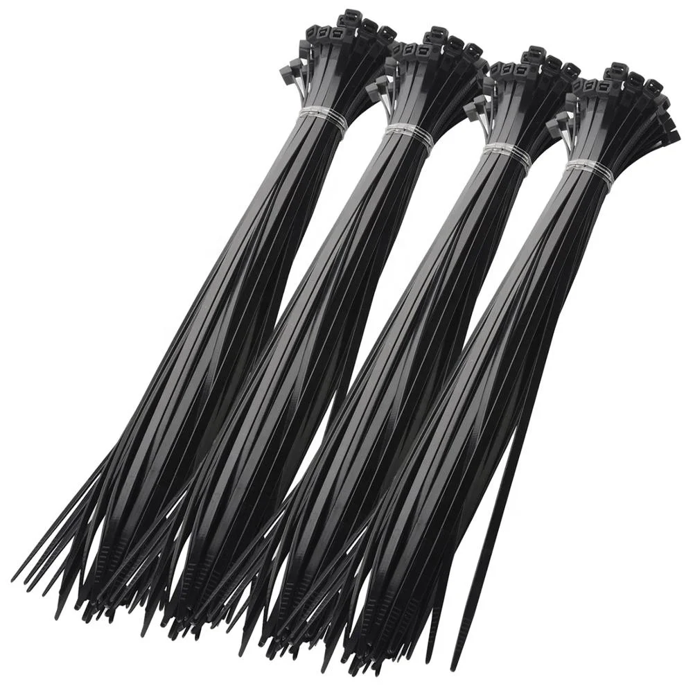 CCZDSL 7.0mm*400mm 100pcs/bag Durable Self Locking Black Nylon 66