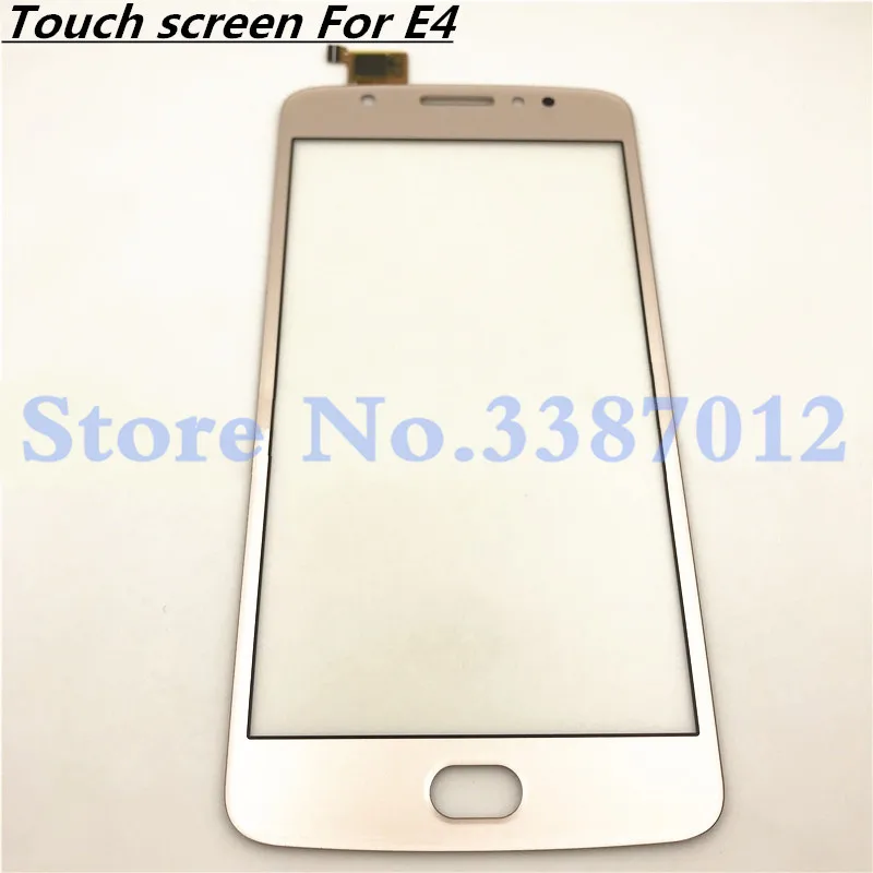 Сенсорный экран сенсор для Motorola Moto E4 XT1762 XT1763 XT1766 XT1767 сенсорный экран сенсорная панель стекло запасные части