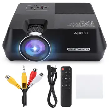 

480P LCD Mini Portable Projector Home Cinema Theater Media Player US Plug 100-240V