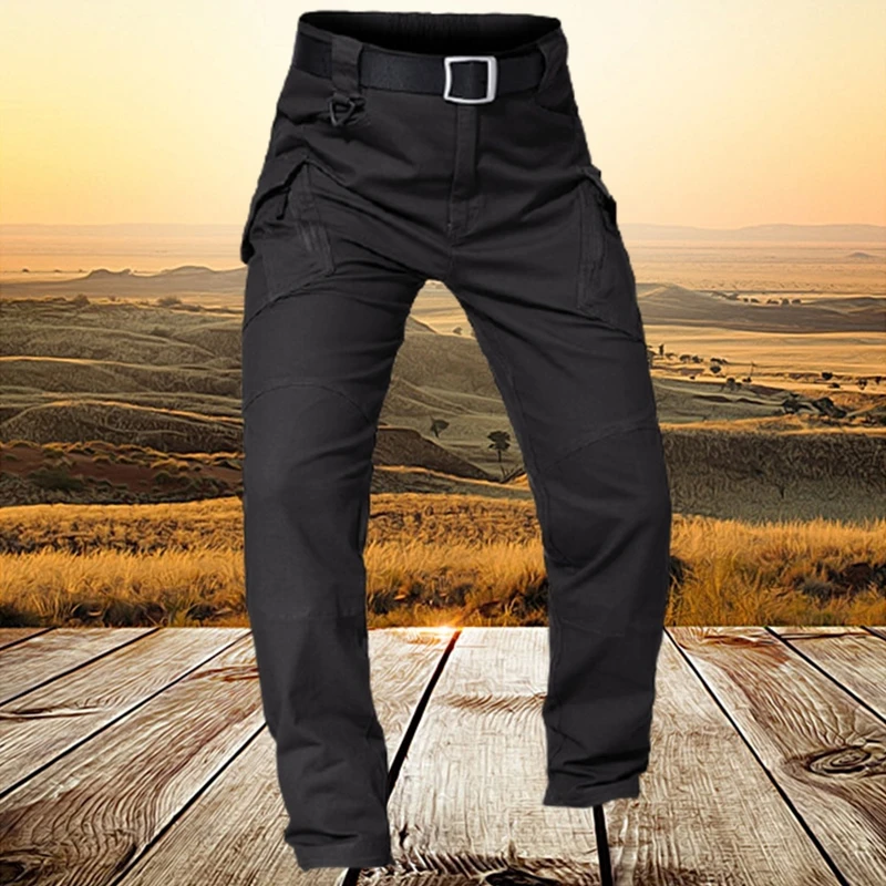 Men's Tactical Cargo Pants Elastic Multi Pocket Outdoor Casual Pants Military Army Combat Trousers  Sweatpants Plus Size 6XL