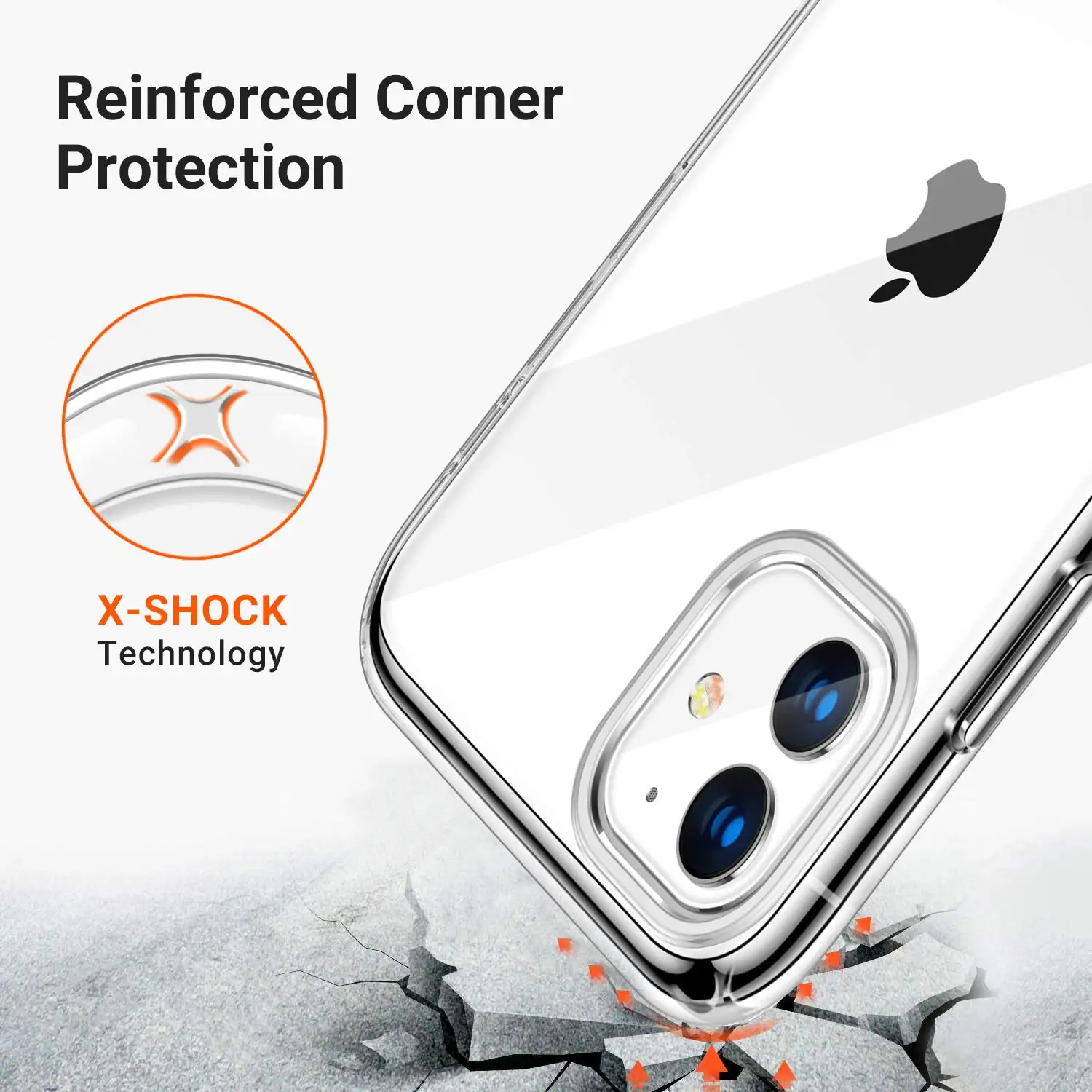 Модный Для iphone 11 чехол тонкий прозрачный мягкий ТПУ для iphone 11 Pro чехол Защитный чехол для телефона 11 Pro Max