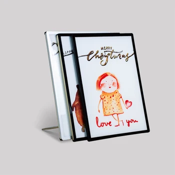 

A3 led advertising stand led dynamic light box wall hanging menu display