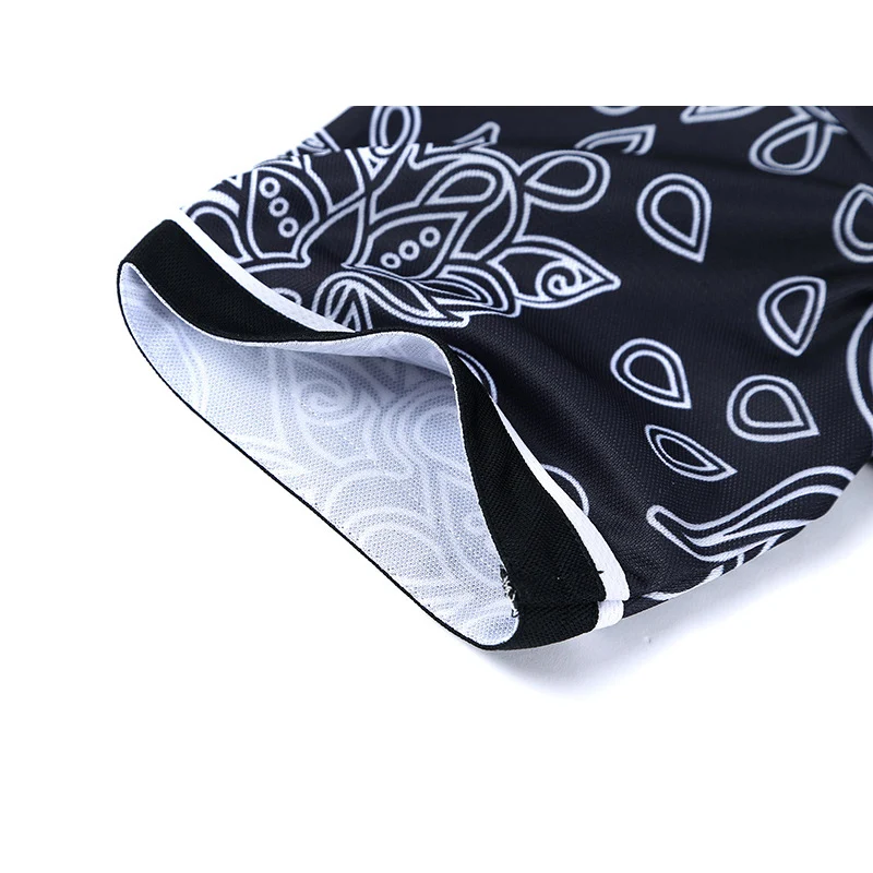 Мужская летняя футболка на пуговицах 3D рубашка уличная одежда топы с принтом