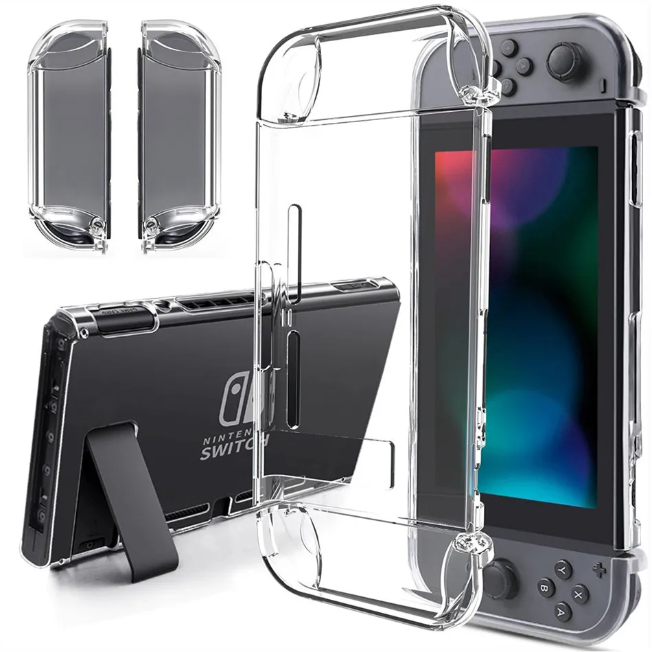 Жесткий защитный чехол из поликарбоната для kingd Switch NS NX чехол прозрачный Кристальный корпус консоль контроллер аксессуары