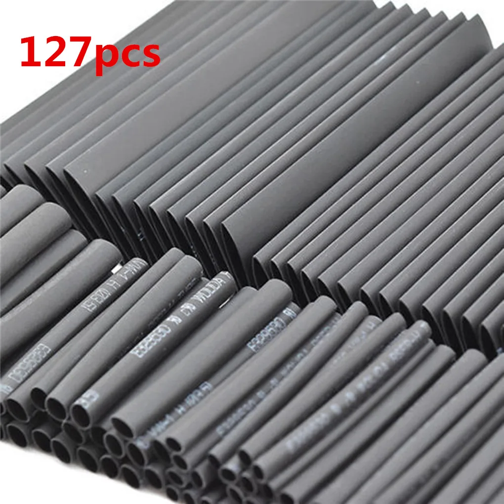 aliexpress.com - 127/164PCS Assorted Electrical Wire Terminals Insulated Crimp Connector Spade Ring Set Heat Shrink Sleeving Tube Wire