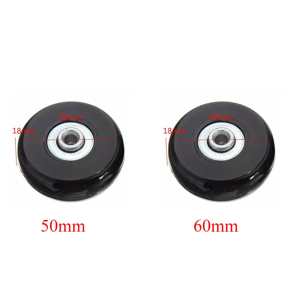 4pcs Solid Silent Durable Mute Flexible Practical Screw Travel With Repair Tool Accessories Replacement Roller Luggage Wheel