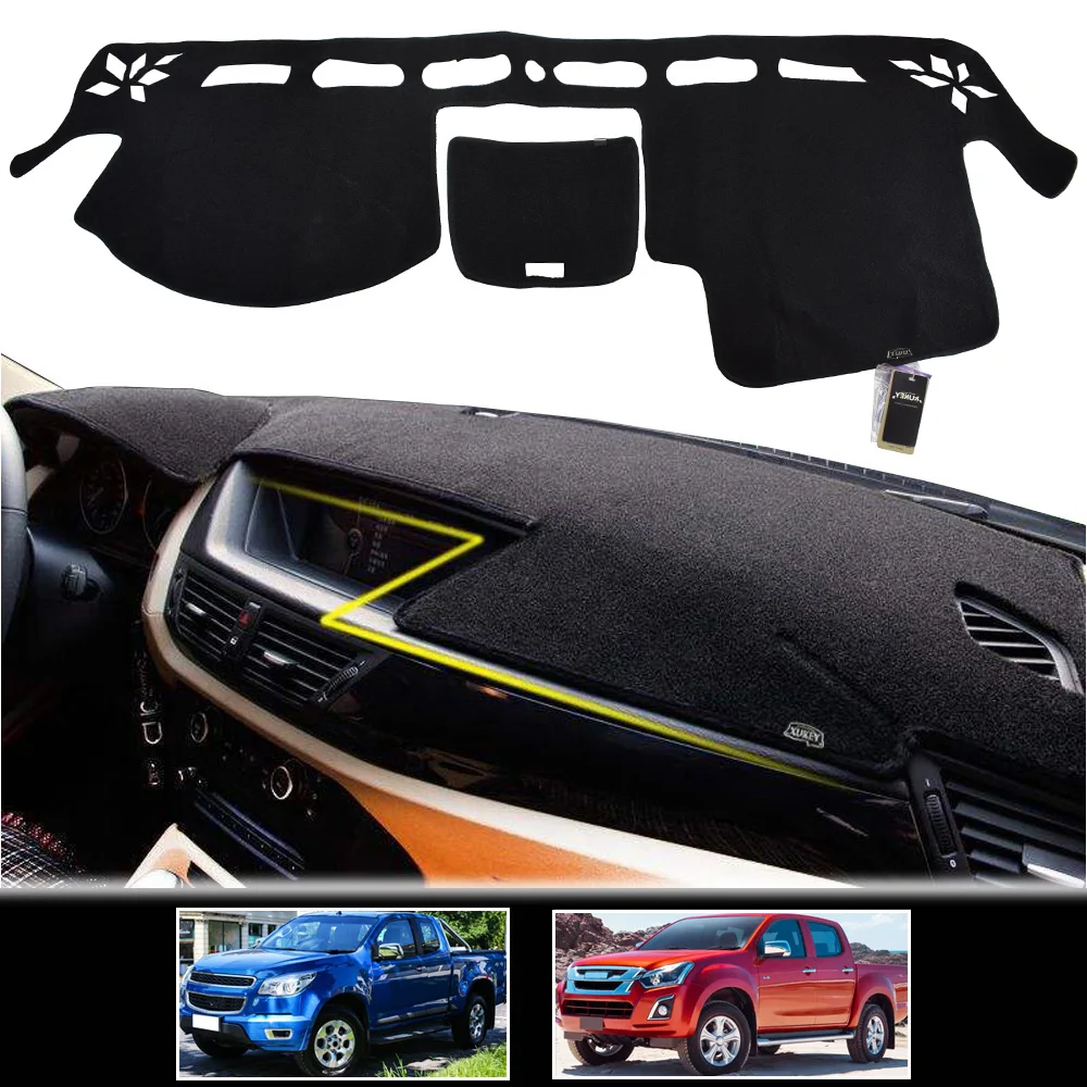 

Car Dash Mat For Isuzu MU-X MUX DMAX D-Max Holden Colorado TrailBlazer Dashmat Dashboard Cover Carpet Styling