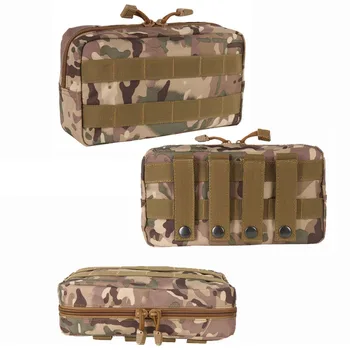 Military Molle Utility EDC Pouch for Vest Backpack Belt Waist Pack Tactical Survive Medical First Aid Hunting Accessories Bag 6