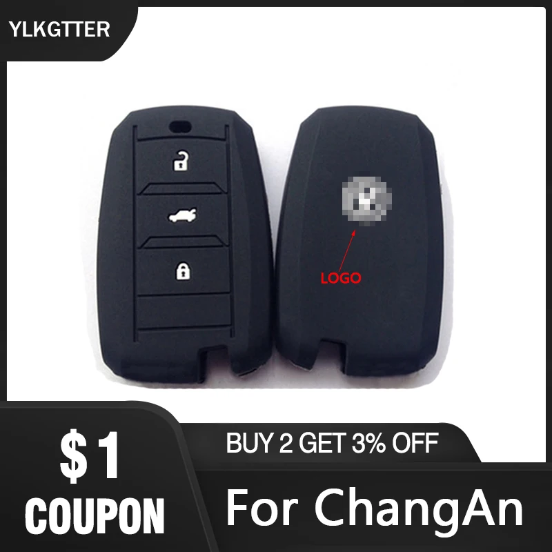 YLKGTTER 3 кнопочный защитный чехол для автомобильного ключа ChangAn CS75 EADO CS3575 RAETON NewBenni