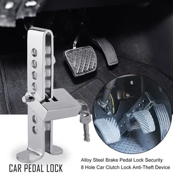 

Car Clutch Lock Steering Wheel Car Anti-theft Lock Car Stainless Brake Clutch Pedal Lock Steering Wheel Lock Security Anti-Theft