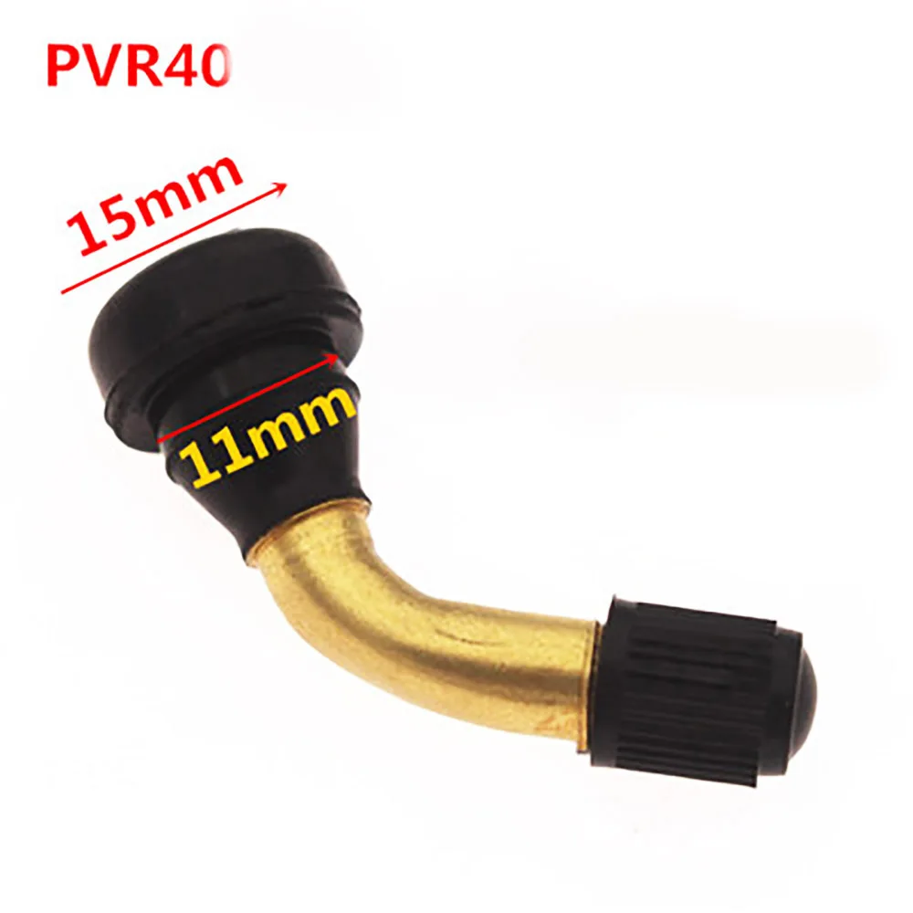 Rubber Angle Valve 4 PCs Zinc wheel nipple tubeless rubber tire angle valve disc nipple pvr40 pvr50 pvr60 pvr70