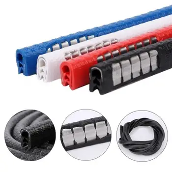 

Car Protective Strips 5M Car Door Protectors Decor Strip Door Guard Line Rubber Moulding Trim Car Styling