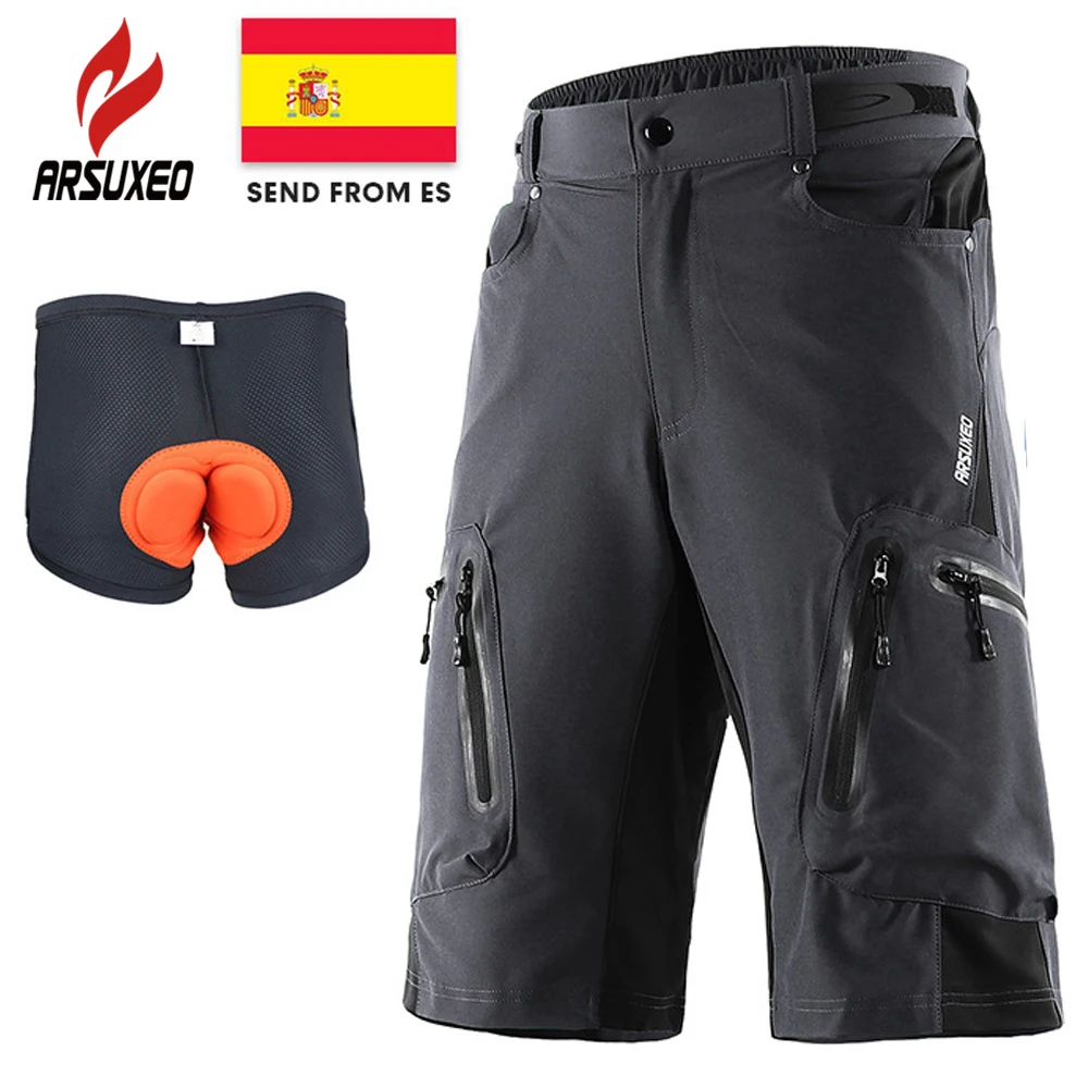 Downhill Shorts Bicycle Mountain-Bike MTB ARSUXEO Outdoor Summer Men Riding-Road Loose