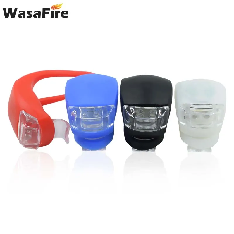 Передний силиконовый светодиодный фонарь для велосипеда передний и задний