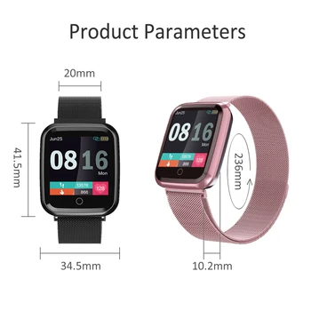 

Women Smart Watch IP68 Waterproof Smartwatch Heart Rate Monitor Sport Fitness Watch Wearable Devices for Ios Android
