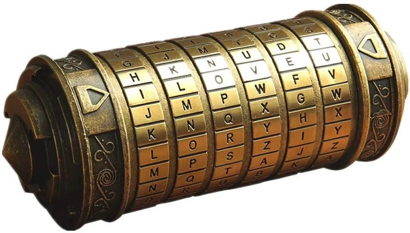 Creative Leonardo Da Vinci Code Cryptex Lock Romantic Valentine /& Birthday Gift