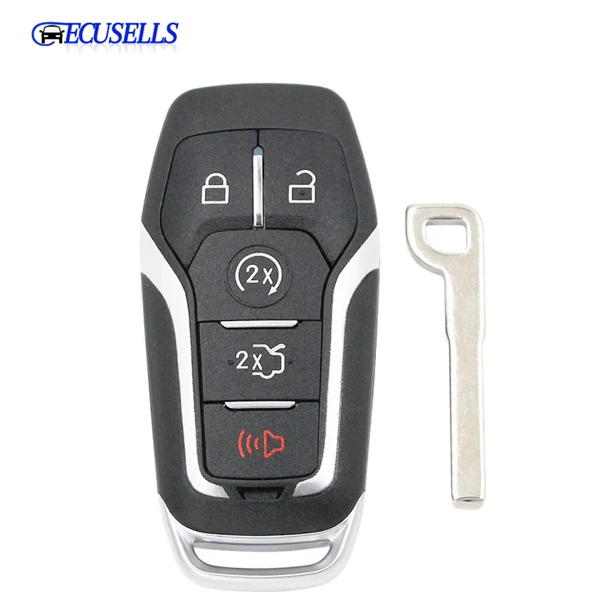 Новинка 4 + 1/5/4 кнопки дистанционного управления Smart Prox чехол для ключа Ford Fusion Explorer