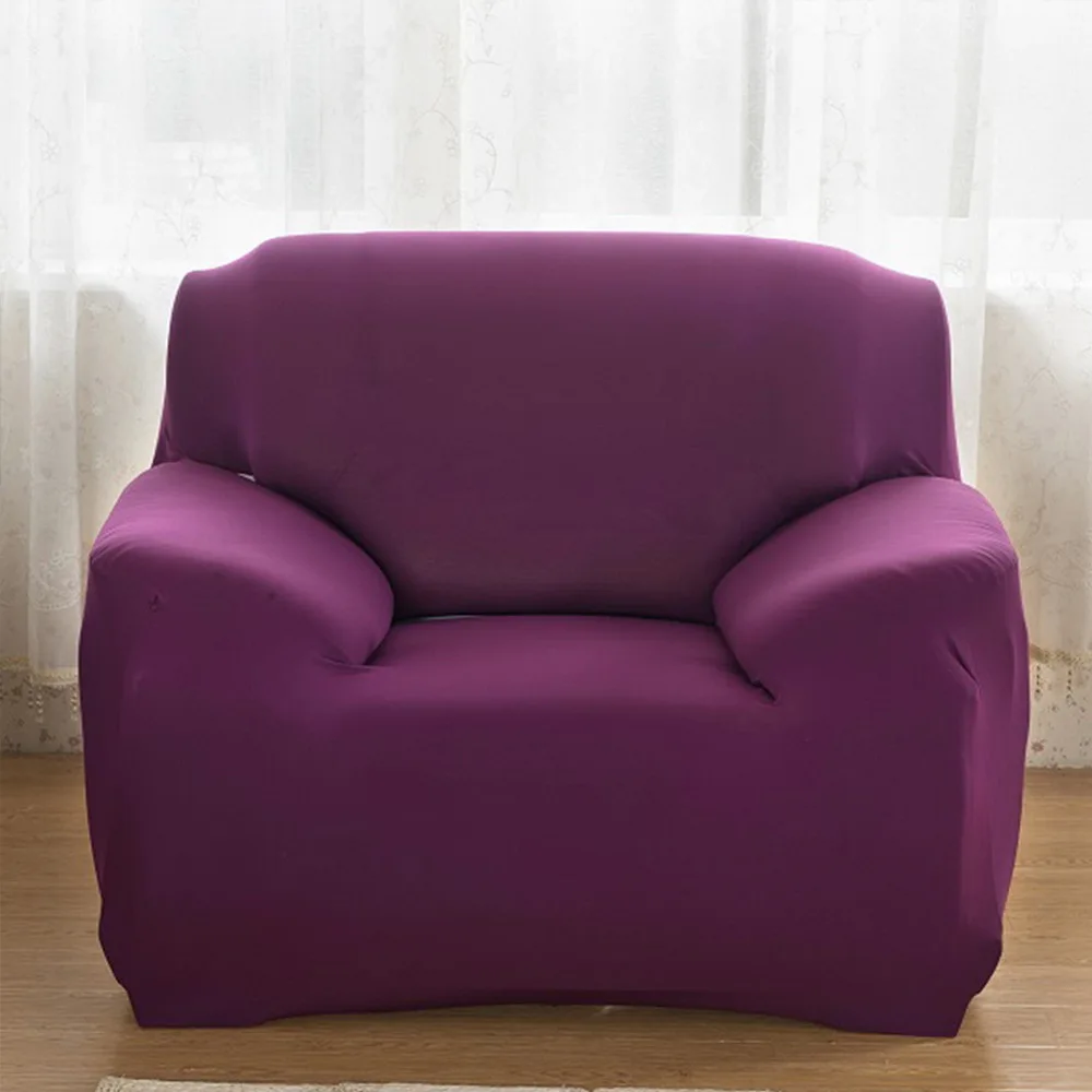 candy purple 1/2/3/4-Seater диванов чехлов плотно Обёрточная бумага все включено Нескользящая секционные упругой полный диванных подушек shevron Полотенца - Цвет: candy purple