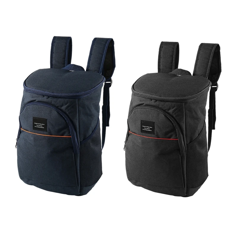 

Denuoniss 2Pcs Insulated Cooler Backpack Large Capacity Bag Portable Food Lunch Backpack Waterproof Ice Pack for Picnic Hiking C