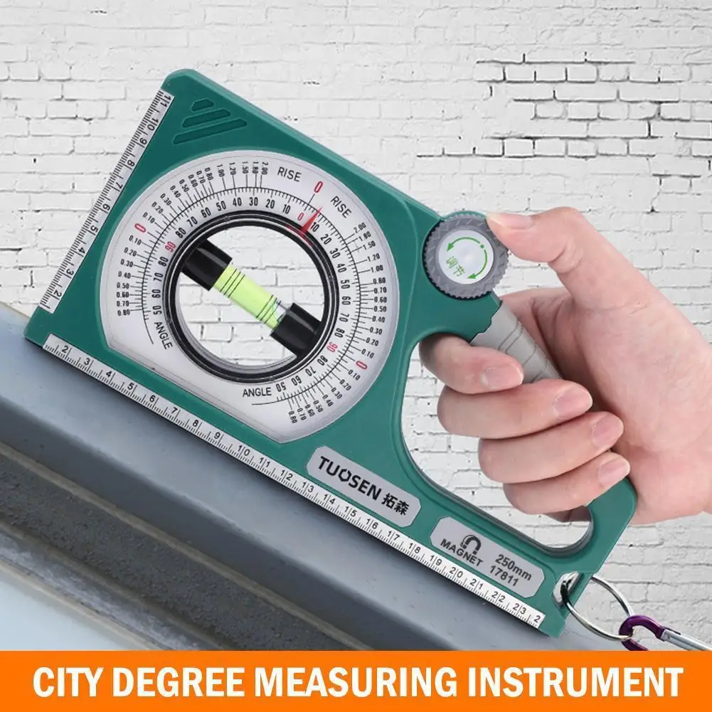 Horizontal Angle Ruler Slope Protractor Measuring Instrument Finder