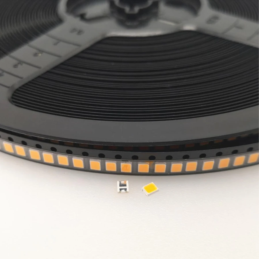 200 шт 500 шт 2835 SMD ультра яркая теплая белая COB 0,5 W 3,0-3,6 V 150mA 45-50LM яркая лампа бусины белый светоизлучающий диод