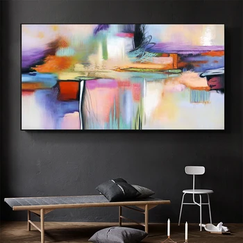 

AAVV Wall Art Canvas Print Wall Painting Abstract Painting Wall Picture For Living Room Home Decor No Frame