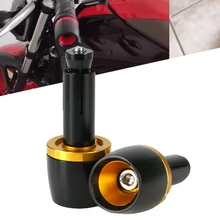 Рукоятка концы Грипсы универсальные для Honda Yamaha MT07 MT09 Aprilia 7/" 22 мм руль мотоцикла противовес вилка слайдер