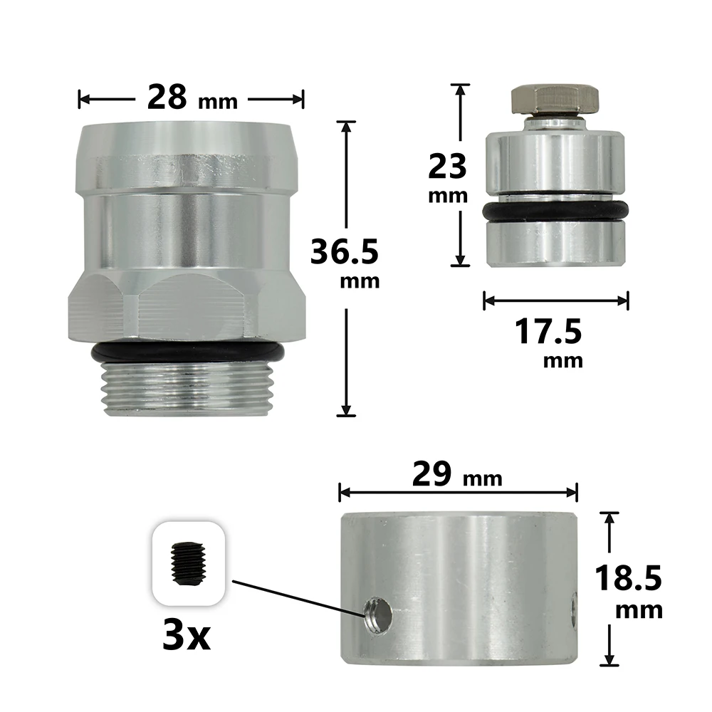 Billet PCV Delete Solution Kit w/ Boost Cap delete block off Plate 2.0T Turbo FSI Engines suit for VW Golf AUDI Seat Leon