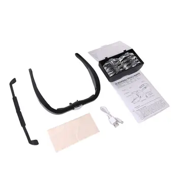 

Magnifying Glasses Magnifier 1.5X 2.5X 3.5X 5.0X USB Rechargeable with LED Light 667D