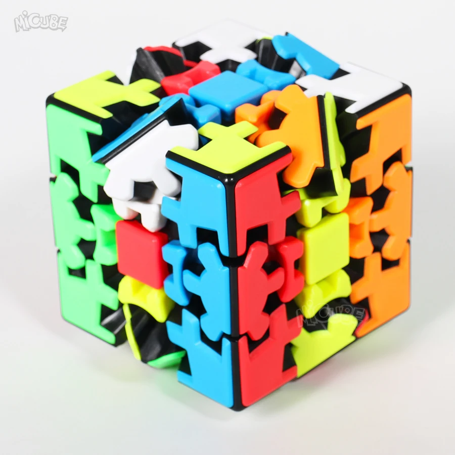 Yumo 3x3 зубчатая головоломка твист куб 3x3x3 Шестерня 3*3*3 профессиональные игровые игрушки необычной формы