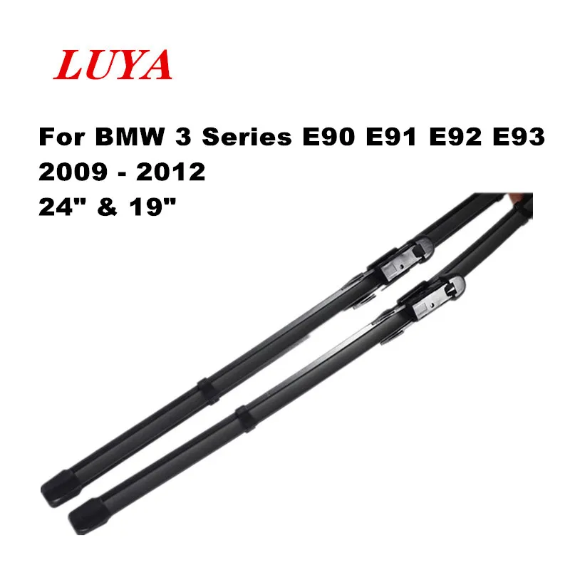 LUYA Wiper Blade Car windshield wiper For BMW 3 Series E90 E91E92 E93 (2009 - 2012) size:24'' & 19" | Автомобили и