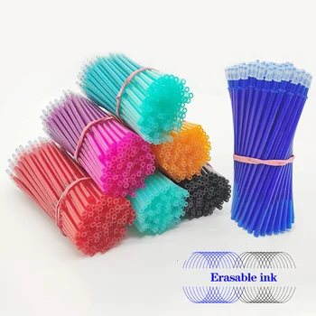 

0.5mm Colors Ink Erasable Pen Refill Blue/Black/Red Ink Erasable Pen Office School Stationery Kawaii Writing Tools Supplies