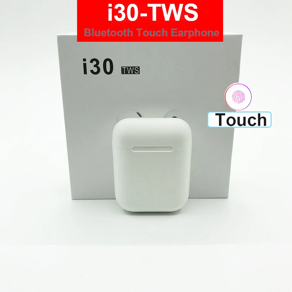 I30 TWS PK i60 i12 i20 TWS Bluetooth touch наушники Беспроводной наушники Pk i80 i40 LK TE9 i13 i14 i15 i16 TWS для iphone и Android