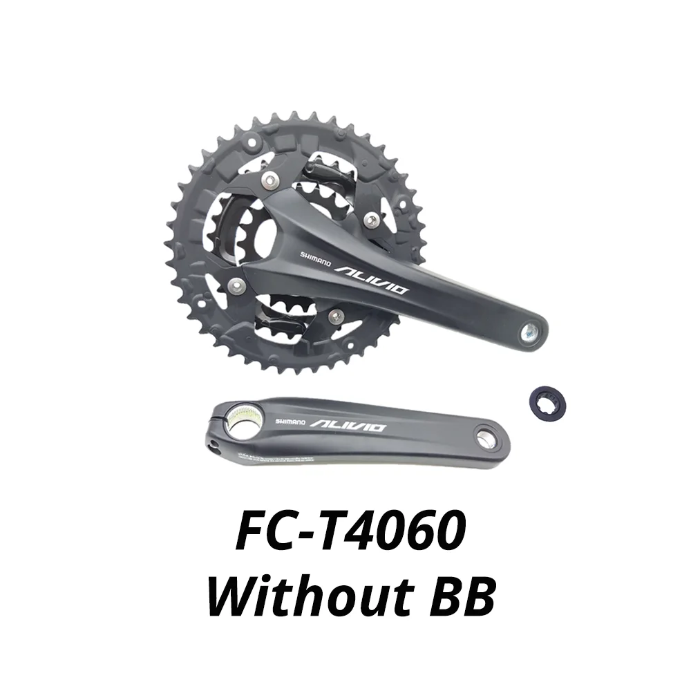 Shimano Alivio T4060 3x9S велосипедный кривошипный комплект 22 32 44T 170 мм 27 скоростей 32t 44t