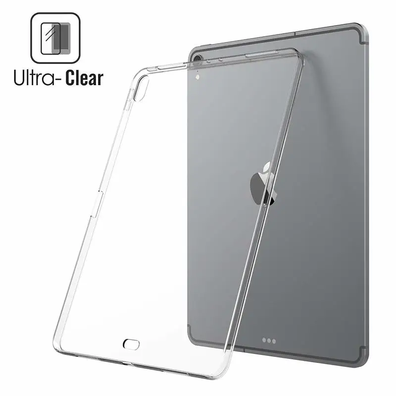 Чехол для iPad Pro 12 9 2015 2017 360 полный защитный силиконовый чехол &quot2018 Ясно Тонкий A1876
