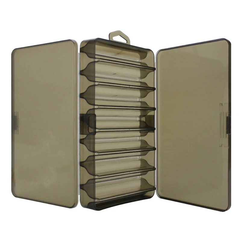 

Fishing Tackle Portable Lightweight Double-Sided Bait Lure Hooks Storage Case 14 Compartment Fishing Tool Tackle Sorting Box