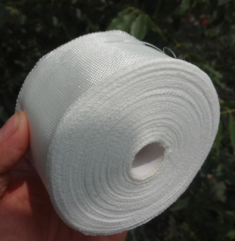 2pcs (2.5x 5m) High temperature resistant glass fiber cloth tape, electronic glass, glass fiber plain weave cotton cloth