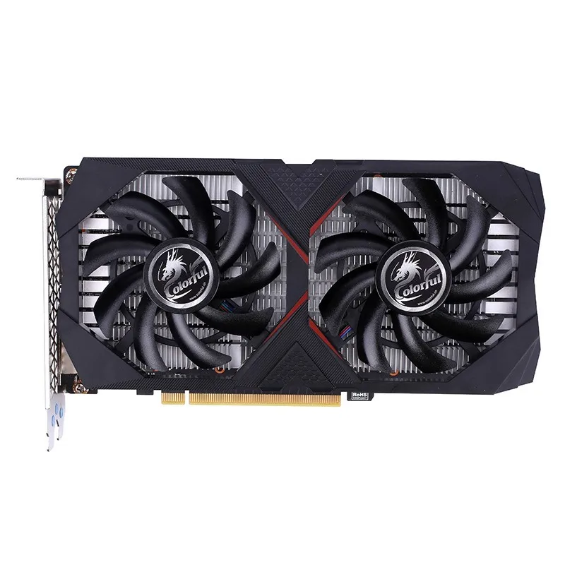 Красочные GeForce GTX 1650 4G NVIDIA офисная VGA карта HDMI DVI DP