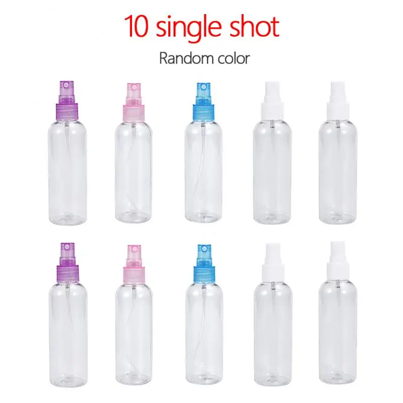

10pcs 100ml Portable Refillable Bottles Perfume Container Cosmetic Atomizer Durable Clear Empty Sprayer Bottle
