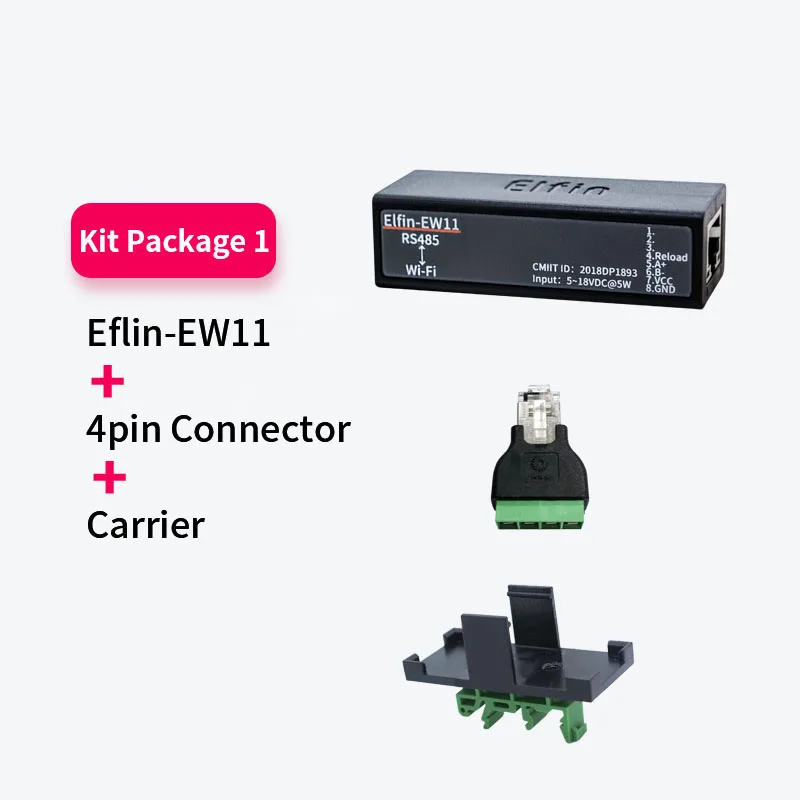 Последовательный мини сервер EW11 RS485 для Ethernet ModbusTCP последовательный