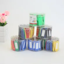 Поставка одноцветных ключей, мягкие брелки для карт, настраиваемые, с логотипом, ярлыки для ключей конфетных цветов