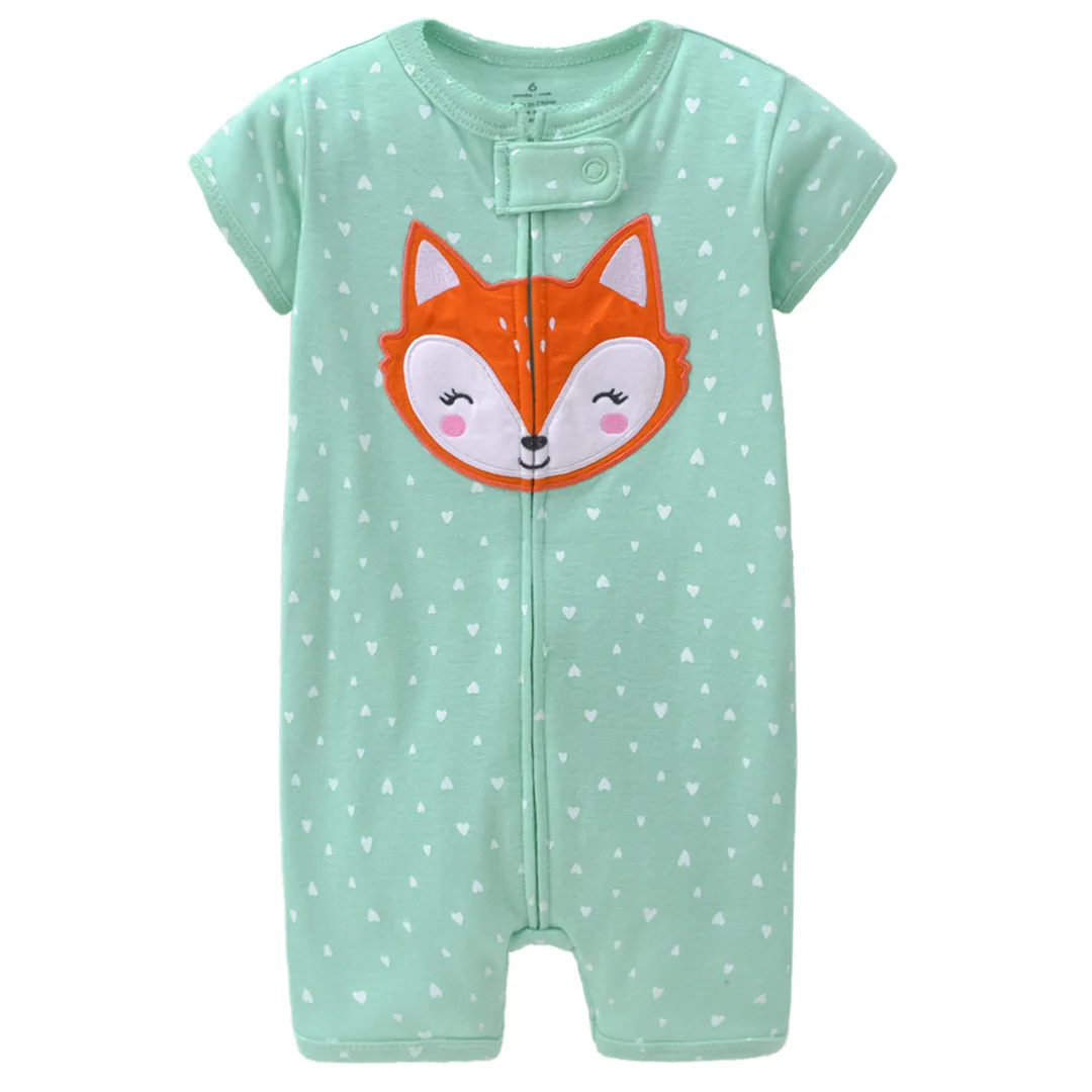 100% хлопок одежда для маленьких мальчиков летние комбинезоны с коротким рукавом